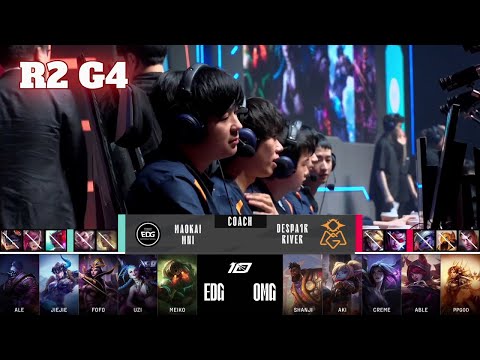 OMG vs EDG - Game 4 | Round 2 LPL Summer 2023 Playoffs | Oh My God vs Edward Gaming G4