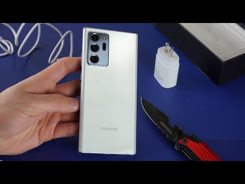 WHITE Galaxy Note 20 Ultra Unboxing and FIRST Impressions
