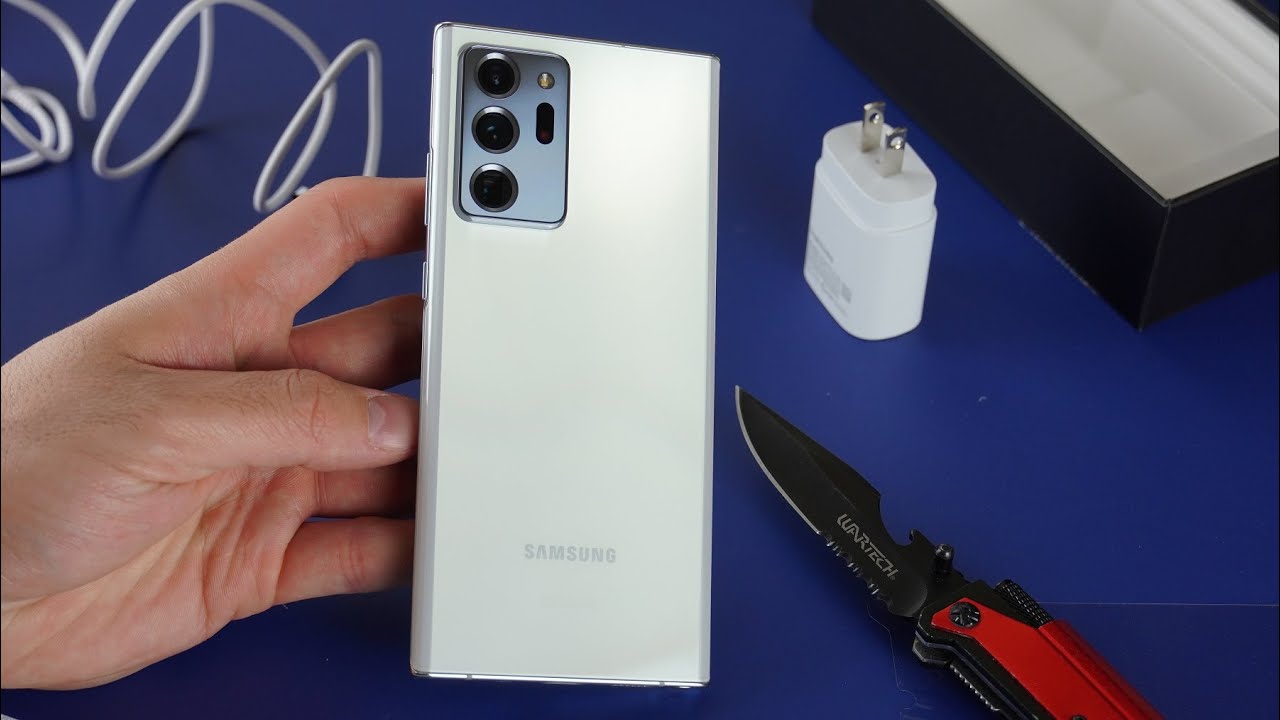 WHITE Galaxy Note 20 Ultra Unboxing and FIRST Impressions