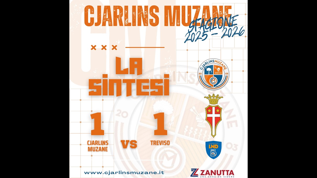 LA SINTESI DI CJARLINS MUZANE-TREVISO