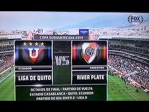 Liga Quito vs River Plate (1-0) Copa Total Sudamericana 2015 8tavos Final Vuelta Resumen FULL HD