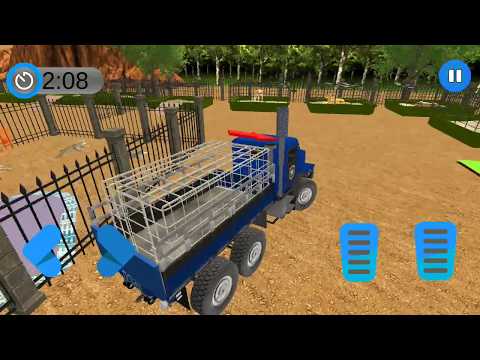 Animals zoo construction and building simulator-animals transport