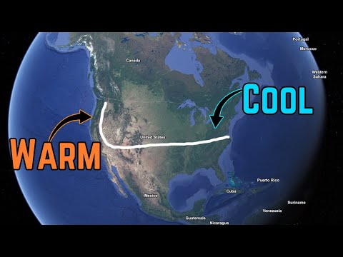 Why is the East Coast So Much Colder than the West Coast?