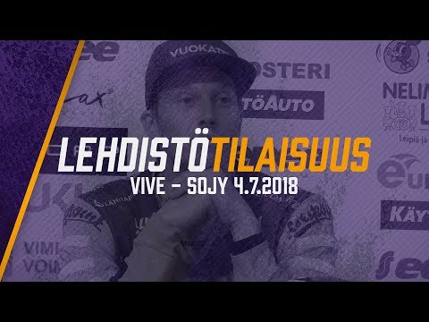 Lehdistötilaisuus: ViVe - SoJy 4.7.2018