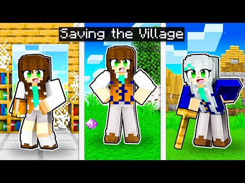 UNBELIEVABLE: Mac & Drew SAVED a village in Minecraft!