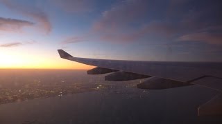 Qatar Airways Airbus A330-300 ✈ Beautiful Sunrise Departure From Dubai