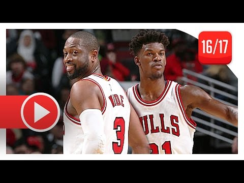 Dwyane Wade & Jimmy Butler Full Highlights vs Pacers (2016.12.26) - 37 Pts, CLUTCH Wade!