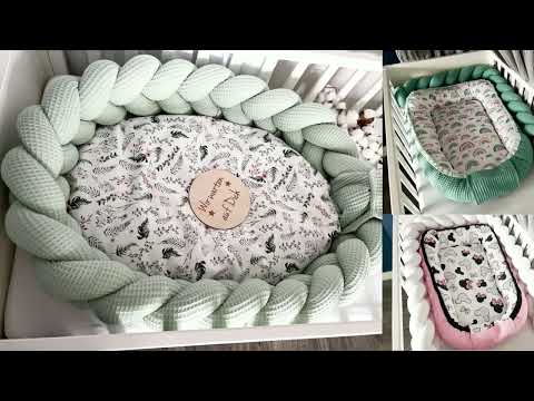 Babynest Babynestchen geflochten Babyerstaustattung