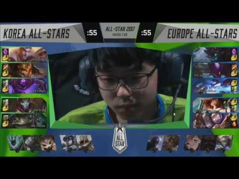 [LOL All-Star 2017] Korea vs Europe Highlights | LCK vs EU LCS | LCK All-star vs EU LCS All-star