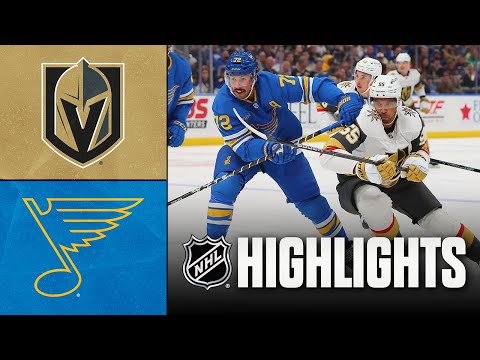 Vegas Golden Knights vs. St. Louis Blues | NHL Highlights | November 15, 2025