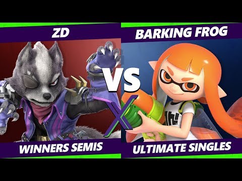 S@X 340 Winner Semis - ZD (Wolf) Vs. Barking_Frog (Inkling) Smash Ultimate - SSBU