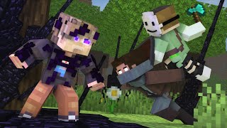 &quot;No Turning Back&quot; - A Minecraft Music Video ♪ (MrBeast vs. Dream Team)
