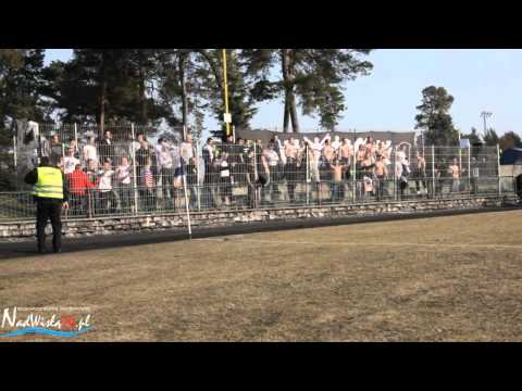 Doping kibiców Siarki Tarnobrzeg w Tomaszowie Lubelskim 18.03.2012 HD