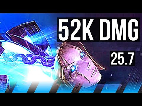 XERATH vs ORIANNA (MID) | 52k DMG | KR Challenger | 25.7