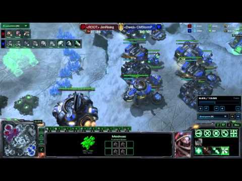 Winter Starcast #3 - Polt (Terran) vs Jimrising (Zerg) on Frozen Temple