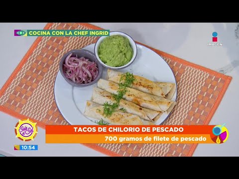Haz unos ricos tacos de chilorio de pescado con Ingrid Ramos | Sale el Sol