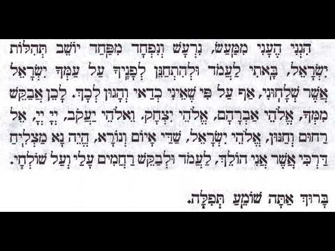 Yom Kippur Musaf 02 - Hineni