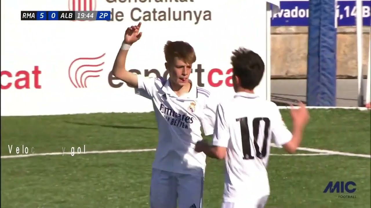 Marcos Carrasco debuta con el Real Madrid Cadete A