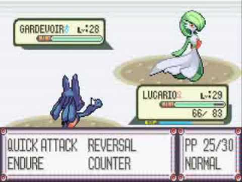 Pokemon Ruby Destiny - Battle vs Luminous Cenaries Xilfer