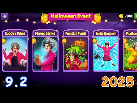 Scary Teacher 3D - New Update All 5 New Halloween Levels