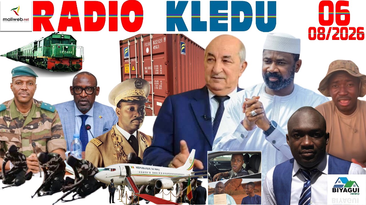 La Revue de Presse de la RADIO KLEDU du 06 Août 2026