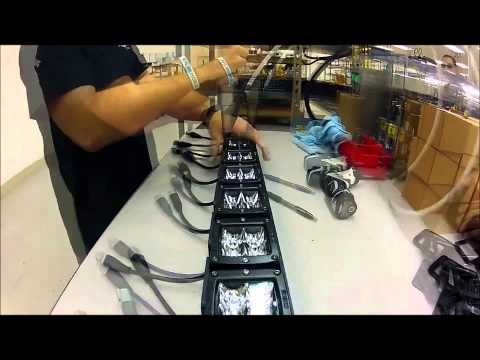 Rigid Industries Dually D2 LED Lights in Production