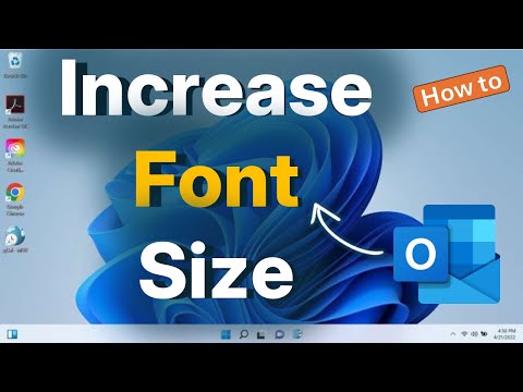 How to Increase Font Size in New Outlook