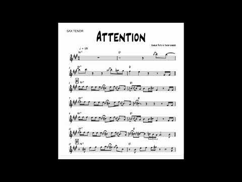 ATTENTION {Charlie Puth PARTITURA {DEMO} SAX TENOR. NA DESCRIÇÃO COMO ADQUIRI COMPLETA