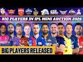 IPL 2026 Big Players In IPL Mini Auction All Teams Released Players For IPL Auction 2026
