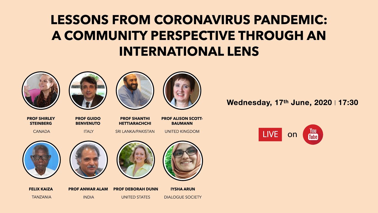 Lessons from Coronavirus Pandemic: A Community Perspective Through an International Lens