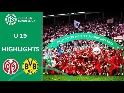 Mainz krönt sich mit dem Titel | 1. FSV Mainz 05 - Borussia Dortmund | Finale | U 19 Bundesliga
