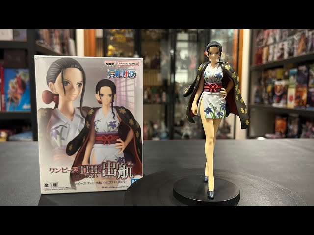 Vídeo relacionado con Banpresto Figura de Accion Nico Robin One Piece, The Shukko, Ver.Egghead 17cm, BP29641P Multicolor, Figura Coleccionable, Optimo para los fanaticos del Anime