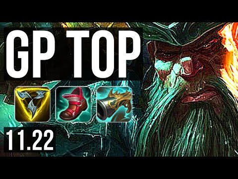 GANGPLANK vs SYLAS (TOP) | 15/3/12, 1.2M mastery, Godlike | KR Master | 11.22