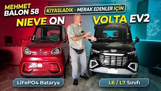 Volta Ev2 yeni Modeli ve Nieve QN i inceledik 