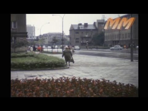 Poland, Lesko, Łańcut Castle & Stara Wieś 1973 old cine film 345