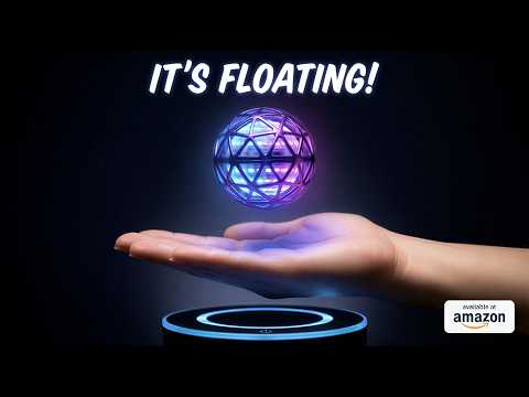 Watch This Sphere Float Mid-Air – Real Magnetic Levitation on Amazon Now"