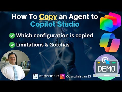 How to Copy an Agent to Copilot Studio How to Copy an Agent to Copilot Studio
