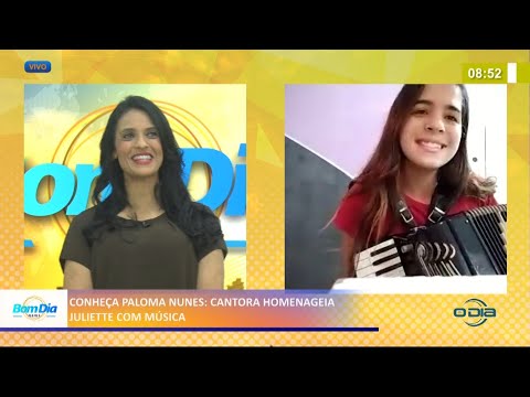A piauiense Paloma Nunes homenageia Juliette e mostra seu talento no forró 03 05 2021