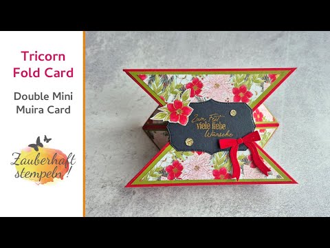 Tricorn Fold Card | 🎄 Weihnachtskarte 2025 | Double Mini Muira | WEIHNACHTSTRADITIONEN | Stampin' Up