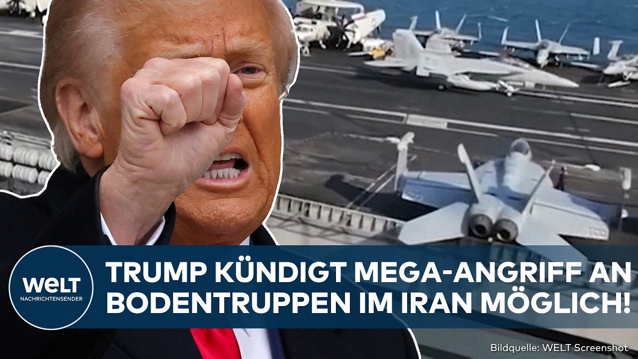 IRAN: Donnerschlag! Trump schließt Bodentruppen nicht aus! USA kündigen großen Angriff an