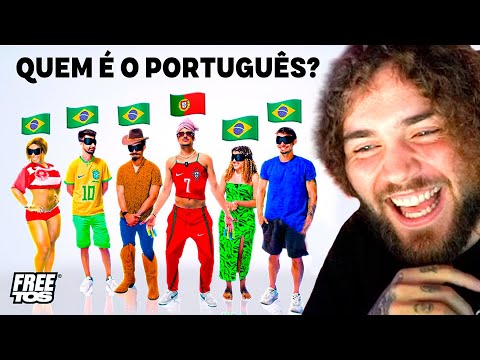 wuant reage a 5 BRASILEIROS VS 1 PORTUGUÊS