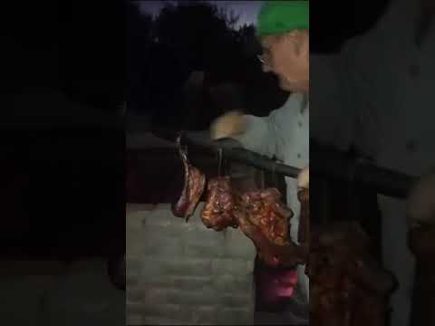 Ahumado de carne -  Vosmichca -  Samuhú -  Chaco -  Argentina.