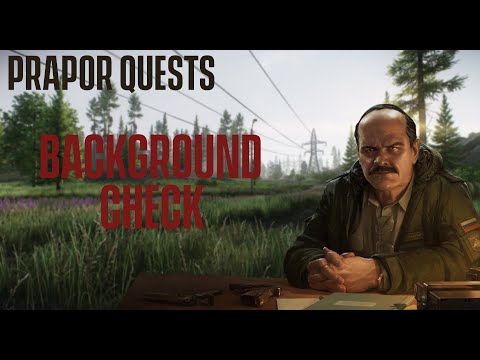 Prapor - Search Mission - Missing convoy on Woods -  USEC camp on Woods - EFT Quest / Task | BE/NL