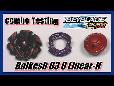 BEYBLADE COMBO TESTING: BALKESH.0.LINEAR-H | Beyblade Burst Rise Hypersphere