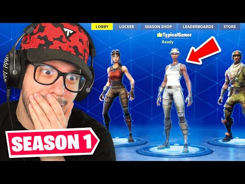 Playing Fortnite Season 1 in 2020! (Recon Expert is BACK)