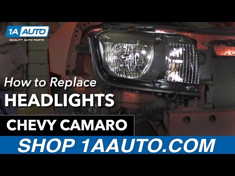 How to Replace Headlights 10-15 Chevy Camaro