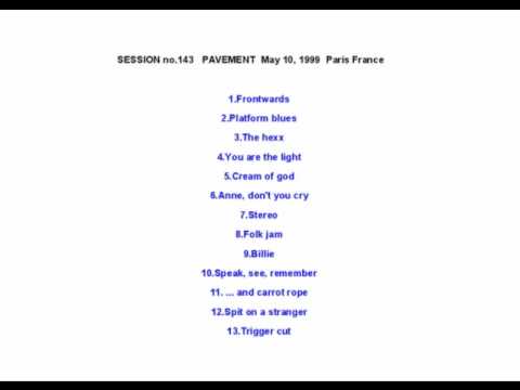 Pavement Live Black Sessions