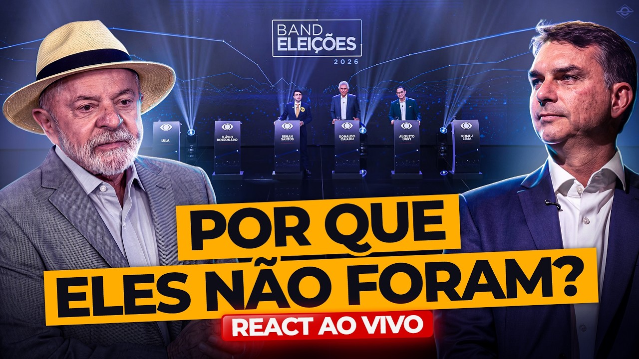 AO VIVO: REACT DO 1º DEBATE PRESIDENCIAL 2026