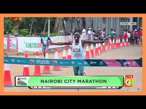 Brian Kogo wins Nairobi City Marathon 21KM race