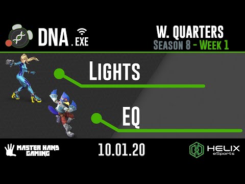 DNA.EXE S8:W1 - Lights (Zero Suit Samus) Vs. EQ (Falco) - W Quarterfinals